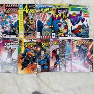 Superman Action‎ Comics Annuals 1-8 10-13 Lot Vs Bizzaro Elseworlds Bloodlines